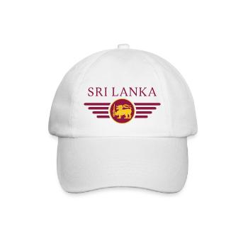 J’aime le Sri Lanka, T-shirt design de style élégance - Casquette classique - blanc/blanc - Devant