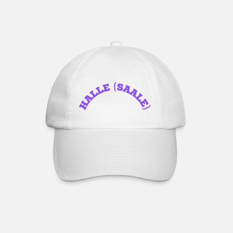 Halle (Saale) - Casquette classique - blanc/blanc