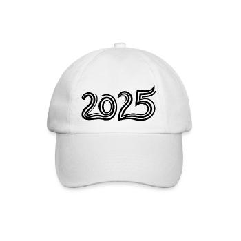 2025 - Baseballkappe - Weiß/Weiß - Vorne