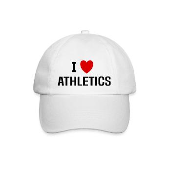I love Athletics - Casquette classique - blanc/blanc - Devant