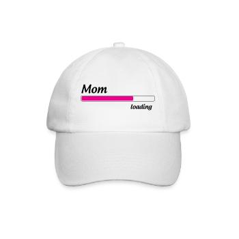 Maman loading... Please Wait - Future Mère - Casquette classique - blanc/blanc - Devant