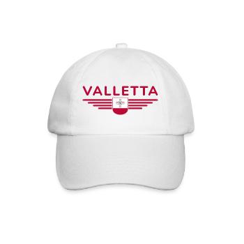 T-Shirt de La Valette – Malta Fans Design - Casquette classique - blanc/blanc - Devant