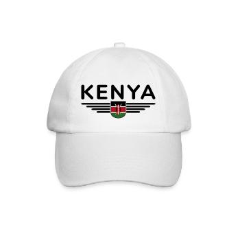 Nairobi Design für Kenia-Liebhaber - Baseballkappe - Weiß/Weiß - Vorne