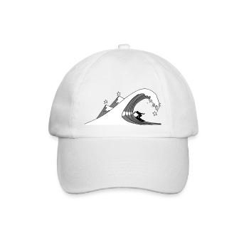 Star Surfing - Baseball Cap - white/white - Front