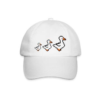 Pixel Ducks - Baseball Cap - white/white - Front