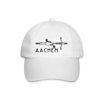 Fahrrad Aachen - Baseballkappe - Weiß/Weiß - Vorne