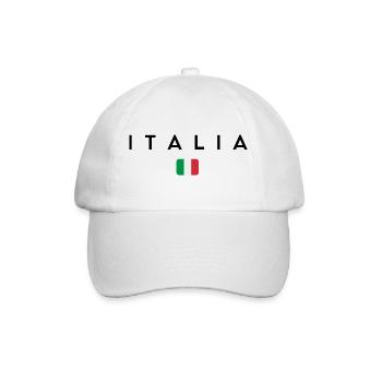 Fierté italienne, design minimaliste et élégant - Casquette classique - blanc/blanc - Devant