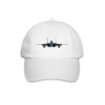 F-15 - Baseballkappe - Weiß/Weiß - Vorne