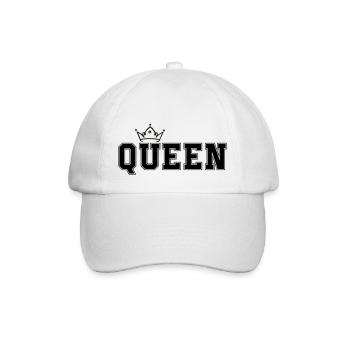 queen - Baseballkappe - Weiß/Weiß - Vorne