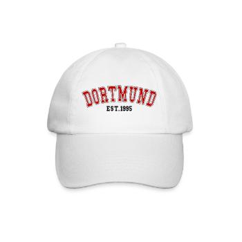 Dortmund Est. 1995 - Baseballkappe - Weiß/Weiß - Vorne