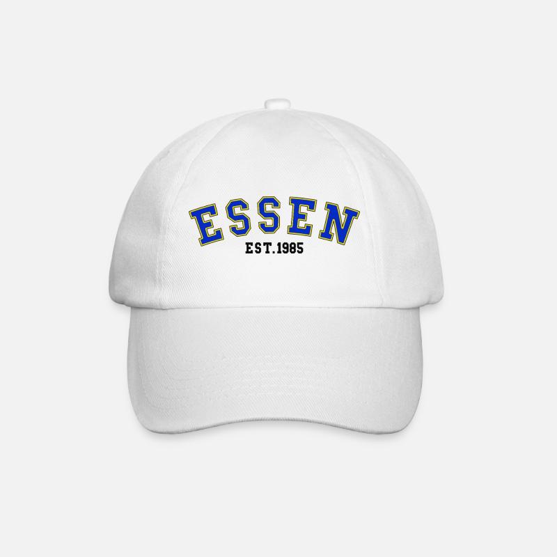 Essen Est. 1985 - Baseballkappe - Weiß/Weiß