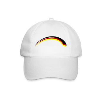 Germany Flag - Baseball Cap - white/white - Front