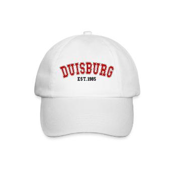 Duisburg Est. 1985 - Baseball Cap - white/white - Front