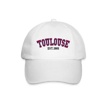 Toulouse Est. 1965 - Casquette classique - blanc/blanc - Devant