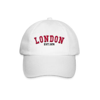 Londres fondée en 1976 - Casquette classique - blanc/blanc - Devant
