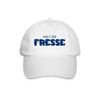 Shut Up - Cool Saying - Baseball Cap - white/white - Front