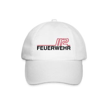 Fire Brigade 112 Neon Lines - Baseball Cap - white/white - Front