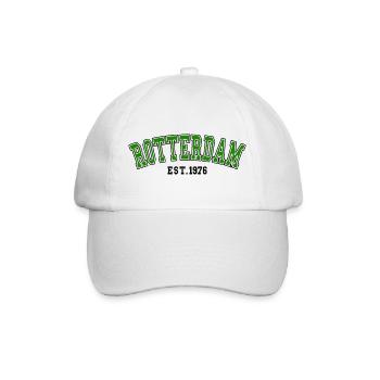 Rotterdam Est. 1976 - Baseball Cap - white/white - Front