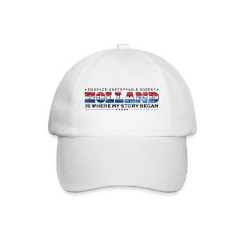 Holland Where My Story Began - Baseball Cap - white/white - Front