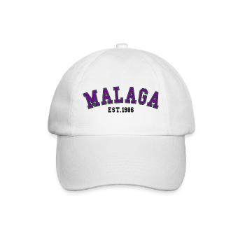 Malaga Est. 1986 - Baseball Cap - white/white - Front