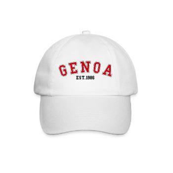 Genoa Est. 1986 - Baseball Cap - white/white - Front