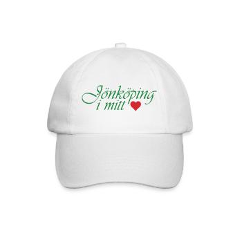 Jönköping dans mon cœur - Casquette classique - blanc/blanc - Devant