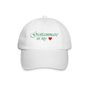 Grottammare in my Heart - Baseball Cap - white/white - Front