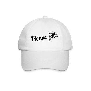 HAPPY BIRTHDAY. MOTHER'S DAY. FATHER'S DAY. PARTY - Baseball Cap - white/white - Front