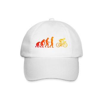 Geschenkidee für einen Roadbike mit Roadbike - Baseballkappe - Weiß/Weiß - Vorne