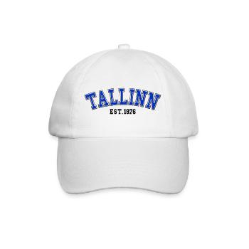 Tallinn gegründet 1976 - Baseballkappe - Weiß/Weiß - Vorne
