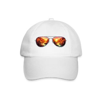 Desert Canyon Sunset Aviator - Baseballkappe - Weiß/Weiß - Vorne