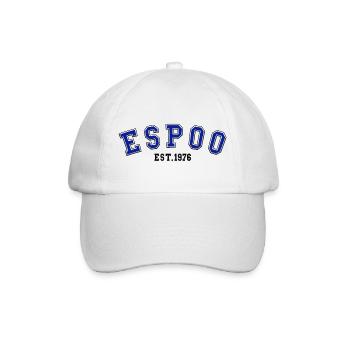 Espoo Est. 1976 - Baseball Cap - white/white - Front