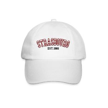 Strasbourg Est. 1966 - Baseball Cap - white/white - Front