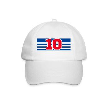 Numéro 10 France  - Casquette classique - blanc/blanc - Devant