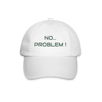 Pas de problème ! L’ambiance d’attitude - Casquette classique - blanc/blanc - Devant