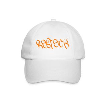 Rostock Graffiti Orange - Baseball Cap - white/white - Front