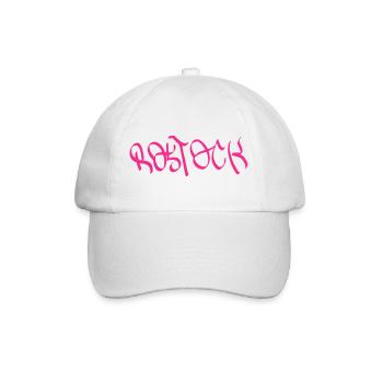 Rostock Graffiti Style T-Shirt - Baseball Cap - white/white - Front