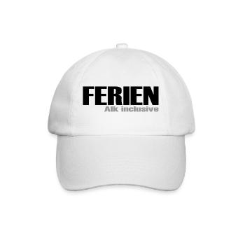 Ferien Alk inclusive - Baseballkappe - Weiß/Weiß - Vorne