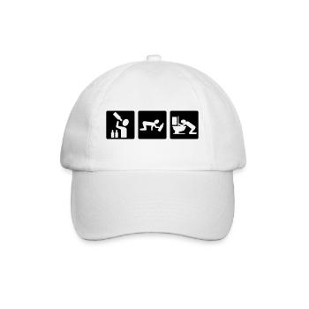 Alcohol - Baseball Cap - white/white - Front
