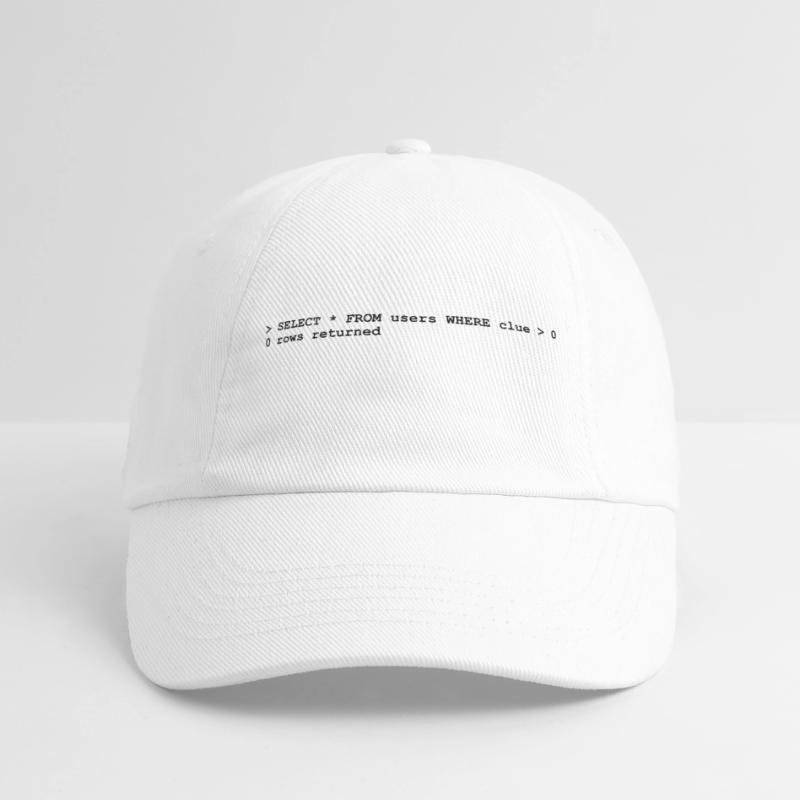 Coder No Clue (1c, NEU) Casquette classique