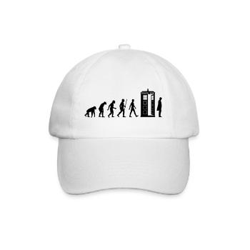 Evolution Tardis - Baseball Cap - white/white - Front
