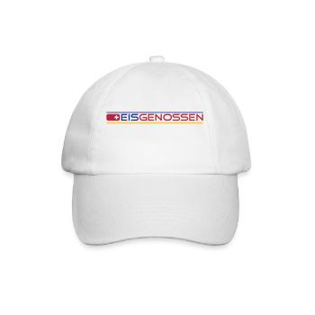 Eisgenossen Bandenwerbung - Baseballkappe - Weiß/Weiß - Vorne