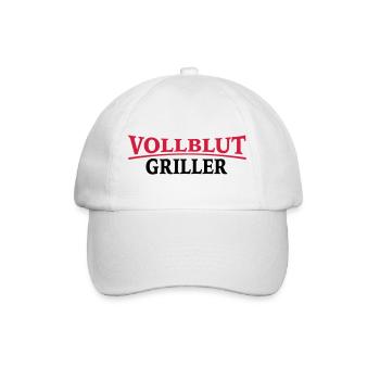 grillen - Baseballkappe - Weiß/Weiß - Vorne