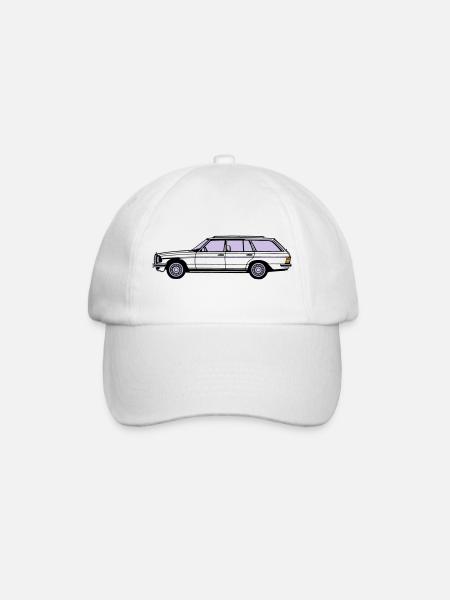 MB W123 T Model Kombi ...(25) - Baseballkappe - Weiß/Weiß