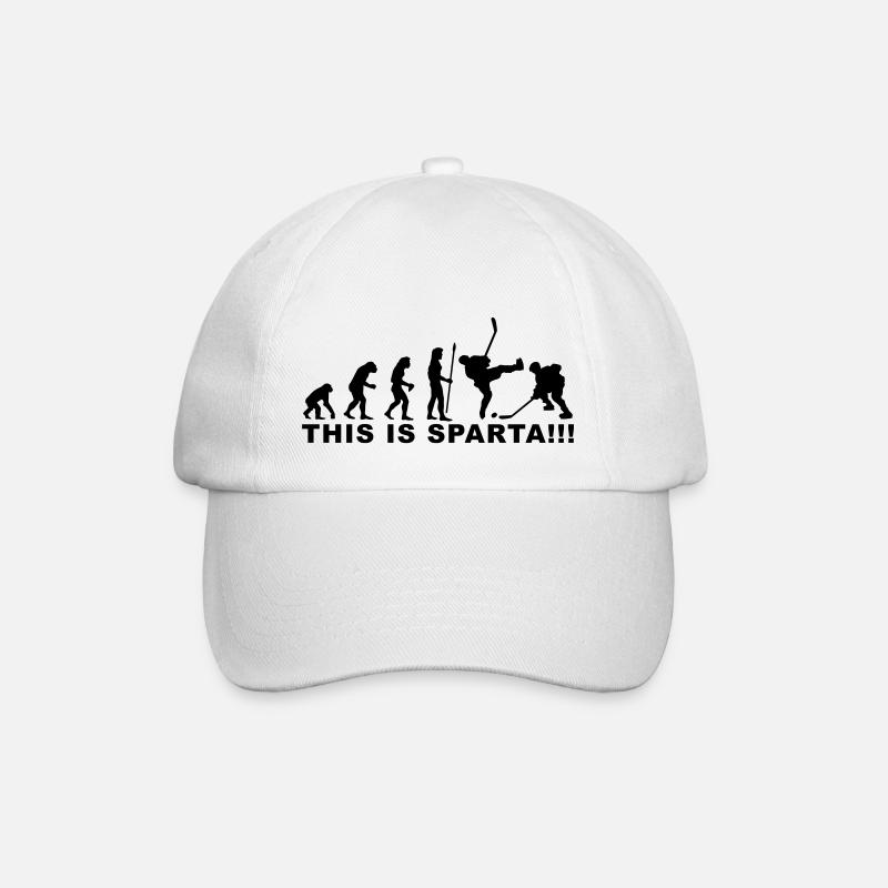 evolution_icehockey4 - Casquette classique - blanc/blanc
