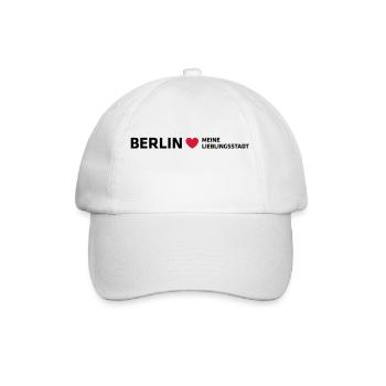 Berlin My favorite city - Baseball Cap - white/white - Front