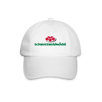 Schwarzwald-Mädel - Baseballkappe - Weiß/Weiß - Vorne