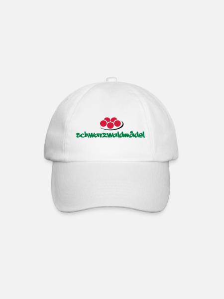 Schwarzwald-Mädel - Baseballkappe - Weiß/Weiß