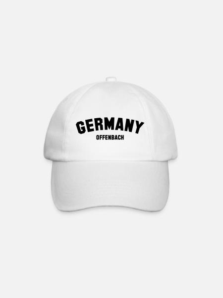 OFFENBACH Germany - Deutschland - Baseballkappe - Weiß/Weiß