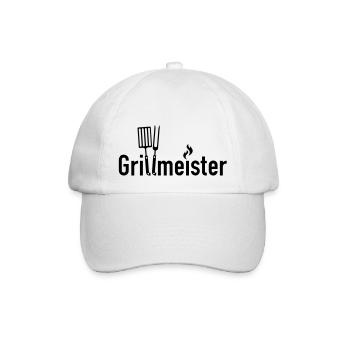 GRILLMEISTER - Grill Master BBQ, Grilling, - Baseball Cap - white/white - Front
